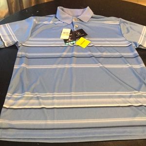 NWT Men’s Medium PGA Tour Blue Polo Shirt 🏌️❤️